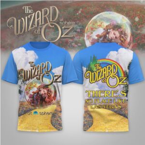 The Wizard Of Oz At Sphere Las Vegas Yellow Brick Road Fantasy Graphic Hoodie
