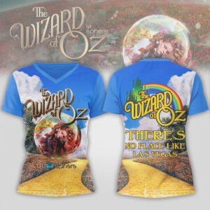 The Wizard Of Oz At Sphere Las Vegas Yellow Brick Road Fantasy Graphic Hoodie