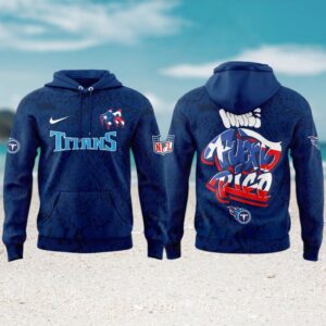 Titans Puerto Rico Heritage NFL Football Hoodie
