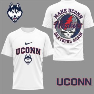 UConn Huskies Official Grateful Game Day 3D Shirt UConn Huskies Official Grateful Game Day 3D Shirt