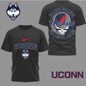 UConn Huskies Official Grateful Game Day 3D Shirt