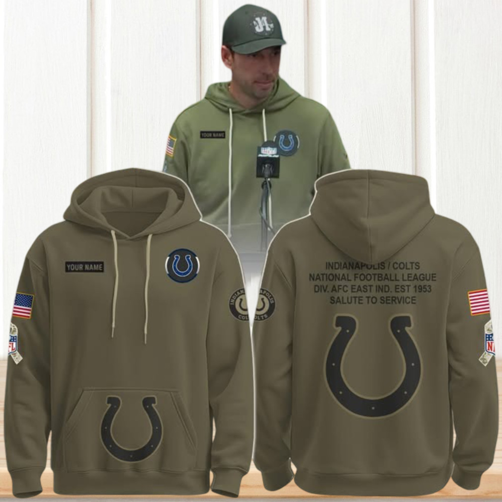 US Colts Salute to Service NFL Logo Hoodie US Colts Salute to Service NFL Logo Hoodie