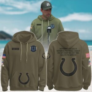 US Colts Salute to Service NFL Logo Hoodie