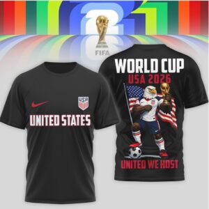 USA World Cup 2026 United We Host Eagle Mascot Soccer Fan T Shirt USA World Cup 2026 United We Host Eagle Mascot Soccer Fan T Shirt