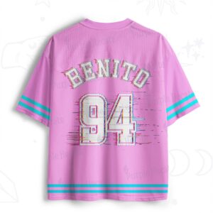 Vibrant Pink Bad Bunny Super Bowl LX Puerto Rico Glitch Performance Jersey