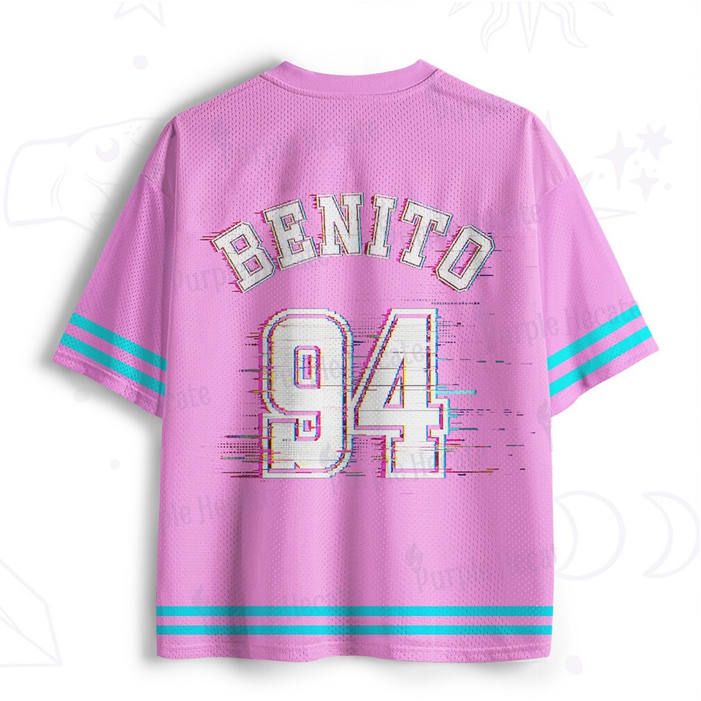Vibrant Pink Bad Bunny Super Bowl LX Puerto Rico Glitch Performance Jersey Vibrant Pink Bad Bunny Super Bowl LX Puerto Rico Glitch Performance Jersey