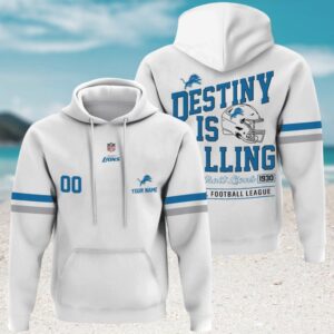 Vintage Inspired Detroit Lions 1930s Style Custom Apparel Hoodie