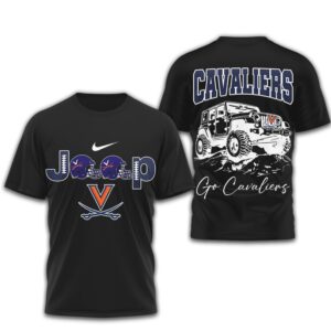 Virginia Cavaliers Jeep Vintage Wahoo College Football Game Day T Shirt