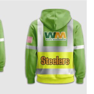 WM Waste Management Pittsburgh Steelers Fan Hoodie