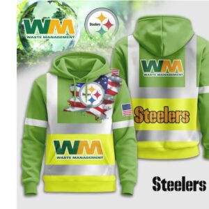 WM Waste Management Pittsburgh Steelers Fan Hoodie