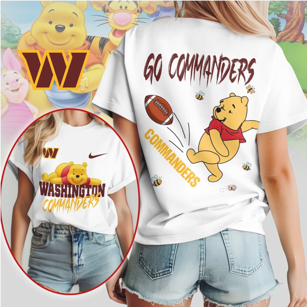 Washington Commanders Football Official NFL Winnie The Pooh Fan Shirt Washington Commanders Football Official NFL Winnie The Pooh Fan Shirt