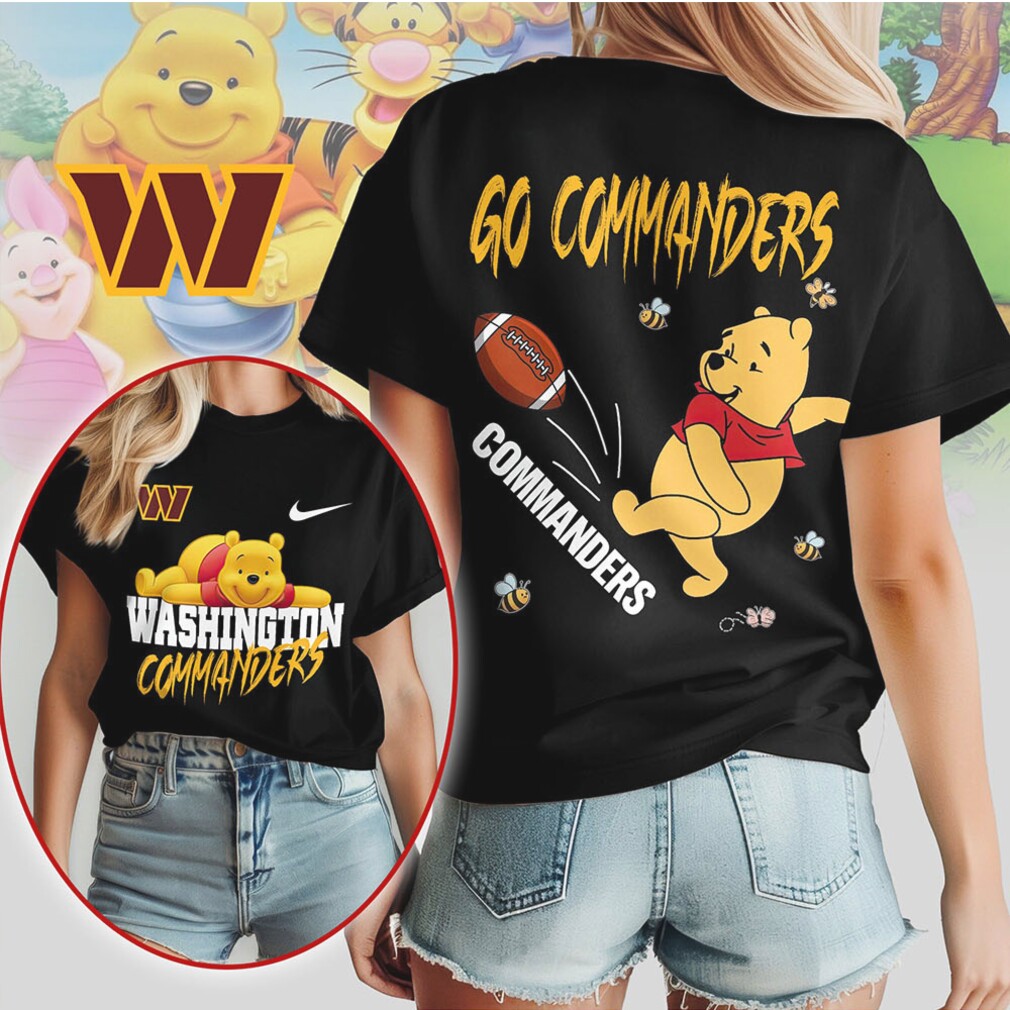 Washington Commanders Football Official NFL Winnie The Pooh Fan Shirt Washington Commanders Football Official NFL Winnie The Pooh Fan Shirt