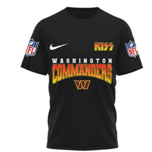 Washington Commanders Game Day 2026 Official NFL Kiss Band 3D Shirt Washington Commanders Game Day 2026 Official NFL Kiss Band 3D Shirt