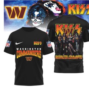 Washington Commanders Game Day 2026 Official NFL Kiss Band 3D Shirt