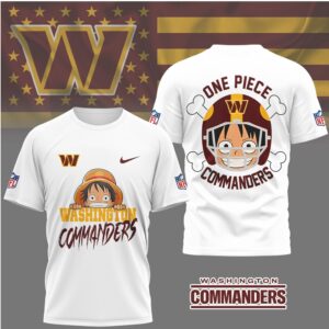 Washington Commanders Game Day 2026 Official NFL One Piece Fan 3D Shirt