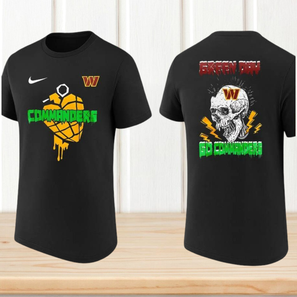 Washington Commanders Green Day Punk Rock Aesthetic Game Day Fan Apparel T Shirt Washington Commanders Green Day Punk Rock Aesthetic Game Day Fan Apparel T Shirt