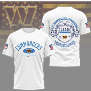 Washington Commanders Law Enforcement Appreciation T Shirt