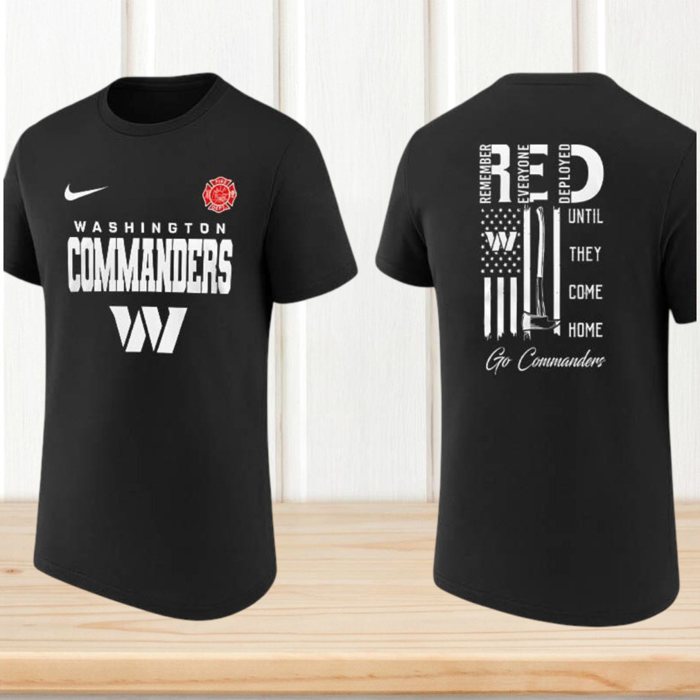 Washington Commanders RED Military Support Shirt Firefighter Hero Appreciation Football T Shirt Washington Commanders RED Military Support Shirt Firefighter Hero Appreciation Football T Shirt