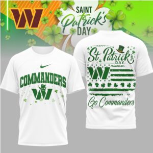 Washington Commanders St. Patrick's Day Shamrock T Shirt