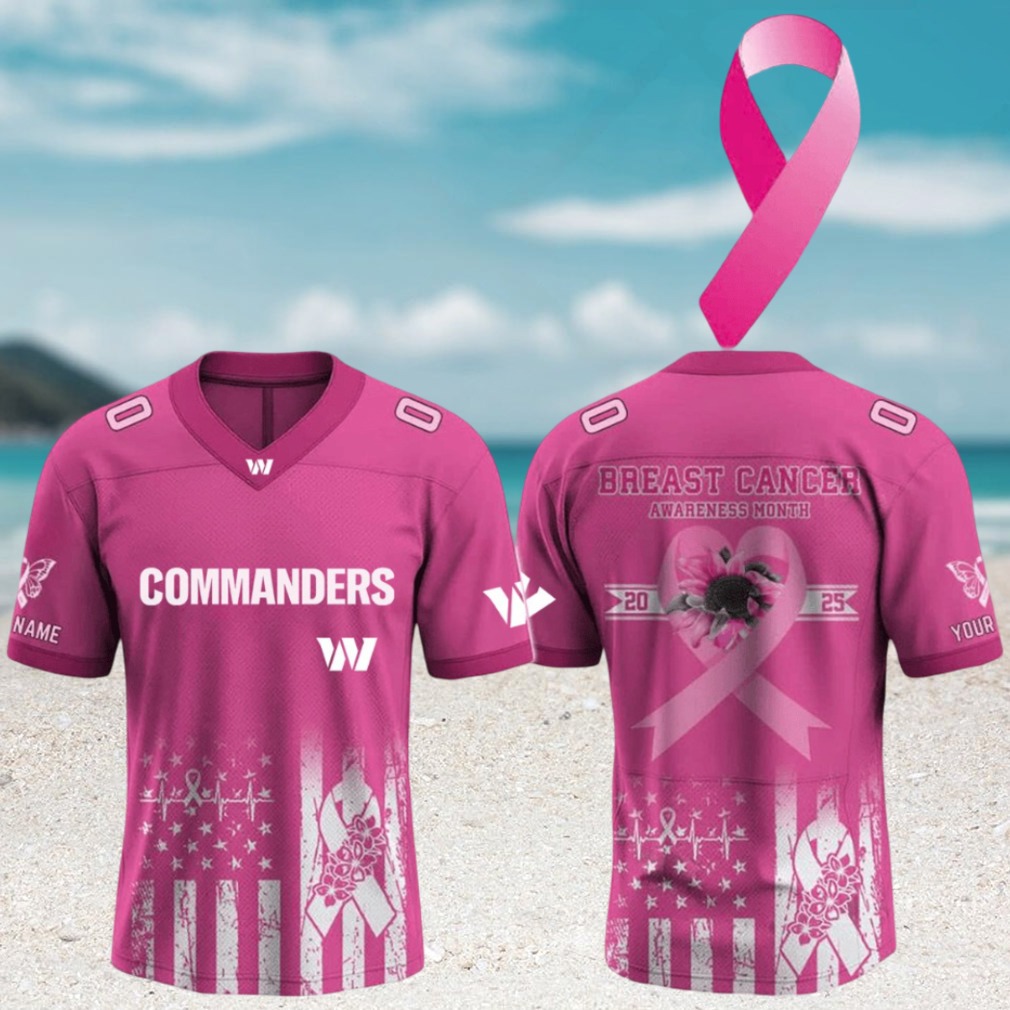 Washington Commanders x Breast Cancer Awareness Month NFL Gameday Jersey Washington Commanders x Breast Cancer Awareness Month NFL Gameday Jersey