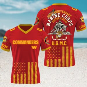 Washington Commanders x U.S Marine Corps 250th Year Anniversary Gameday Jersey Washington Commanders x U.S Marine Corps 250th Year Anniversary Gameday Jersey