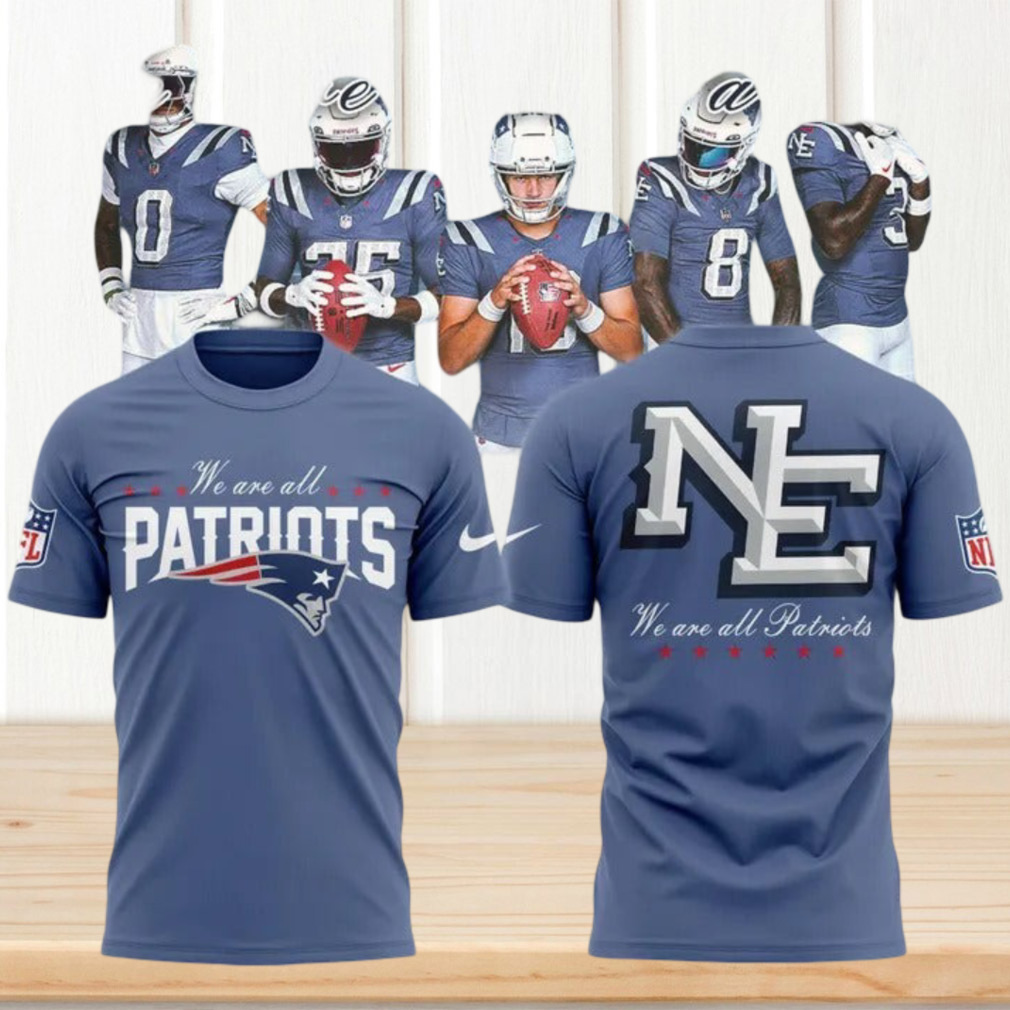 We Are All Patriots Storm Blue Performance T Shirt New England Football Fan Heritage Shirt We Are All Patriots Storm Blue Performance T Shirt New England Football Fan Heritage Shirt