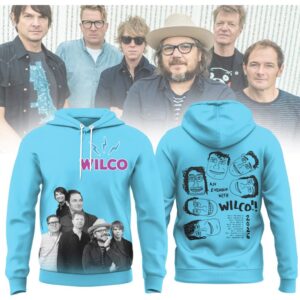 Wilco An Evening With Wilco 2026 Tour Blue Graphic Hoodie Music Merchandise Wilco An Evening With Wilco 2026 Tour Blue Graphic Hoodie Music Merchandise