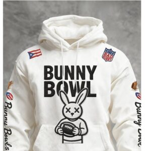 Bunny Bowl Super Bowl Graphic Hoodie Vintage Streetwear Hip Hop Friend Gift T Shirt