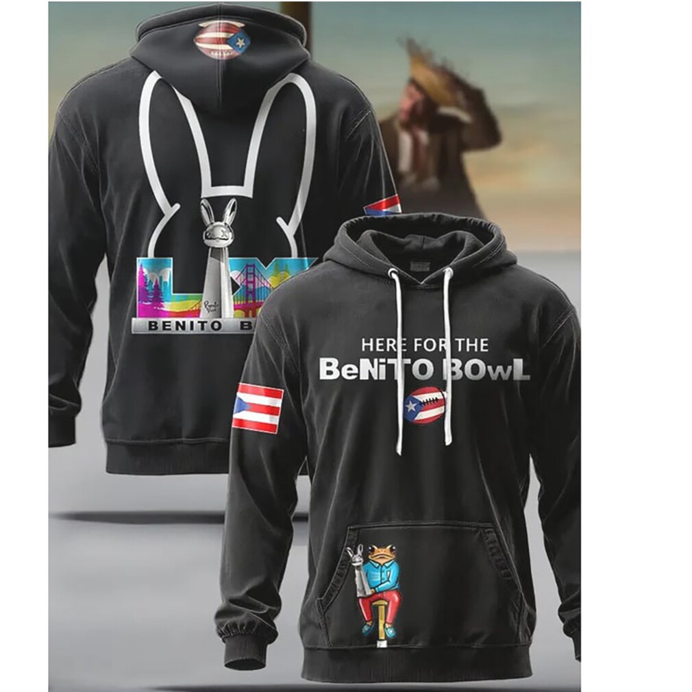 Official Benito Bowl Super Bowl LX Puerto Rico FlagHoodie Official Benito Bowl Super Bowl LX Puerto Rico FlagHoodie