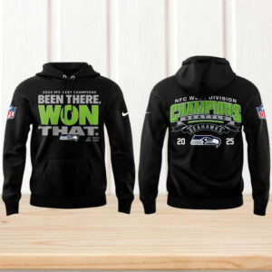 2025 NFC West Division Champions Seattle Seahawks Commemorative Graphic Fan Hoodie 2025 NFC West Division Champions Seattle Seahawks Commemorative Graphic Fan Hoodie