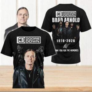 3 Doors Down Brad Arnold Rock Band Memories tshirt 3 Doors Down Brad Arnold Rock Band Memories tshirt