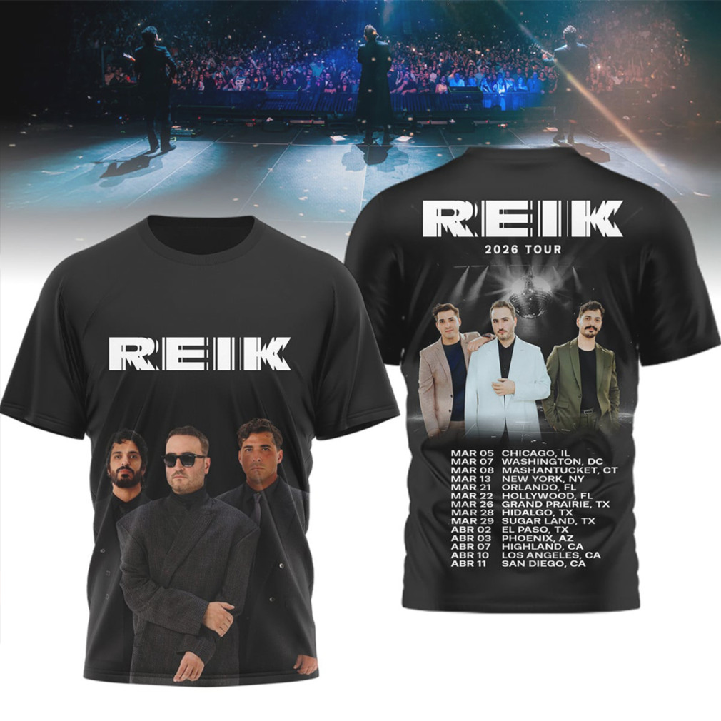 Reik 2026 World Tour En Vivo Concert For Latin Pop Music Fans T Shirt Reik 2026 World Tour En Vivo Concert For Latin Pop Music Fans T Shirt