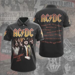 ACDC Highway To Hell Classic Rock Band Graphic Tee And Hoodie Collection Hoodie