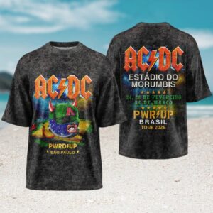 ACDC PWR UP Brazil Tour 2026 Sao Paulo Morumbis Stadium Shirt