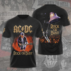 ACDC Rock Or Bust World Tour Vintage Style Heavy Metal Concert Merch Hoodie ACDC Rock Or Bust World Tour Vintage Style Heavy Metal Concert Merch Hoodie