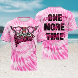 Aerosmith Yungblud Pink Rock Band tshirt
