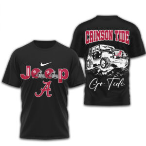 Alabama Crimson Tide Jeep Graphic Roll Tide Vintage Game Day Apparel Shirt