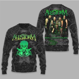 Alestorm Mostly Canadian Tour 2026 Heavy Metal Pirate Rock tshirt Alestorm Mostly Canadian Tour 2026 Heavy Metal Pirate Rock tshirt