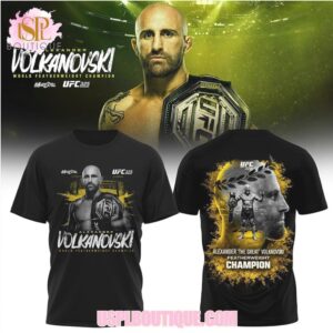 Alexander Volkanovski UFC 325 World Featherweight Champion And Still Commemorative T Shirt Hoodie