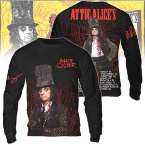 Alice Cooper Attics Attic 2026 World Tour Concert tshirt Alice Cooper Attics Attic 2026 World Tour Concert tshirt
