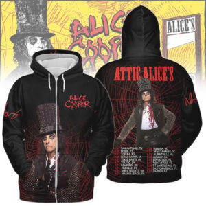 Alice Cooper Attics Attic 2026 World Tour Concert tshirt