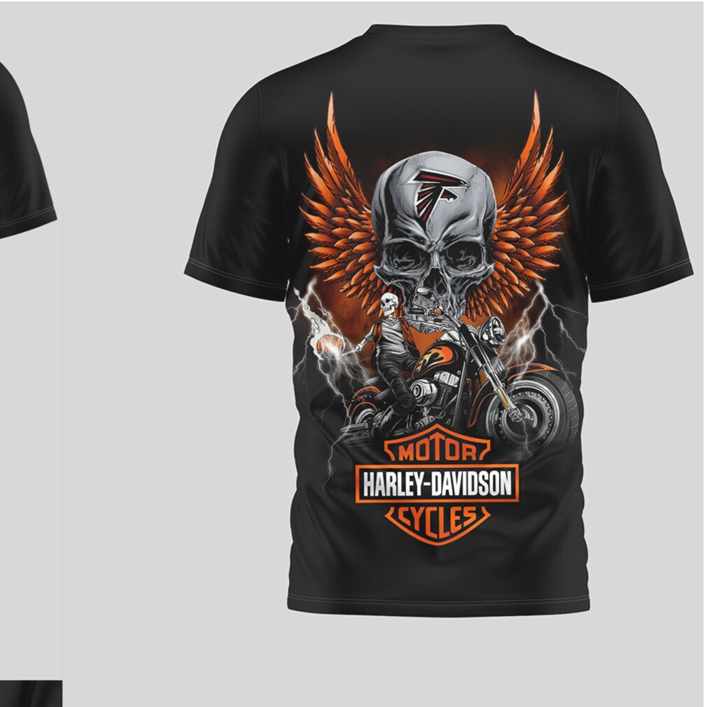 Atlanta Falcons Football T Shirt Vintage Skeleton Biker Graphic Tee Game Day Fan T Shirt Atlanta Falcons Football T Shirt Vintage Skeleton Biker Graphic Tee Game Day Fan T Shirt