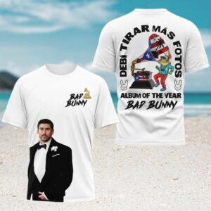 Bad Bunny Album Of The Year Grammy Tribute Music Merch T Shirt