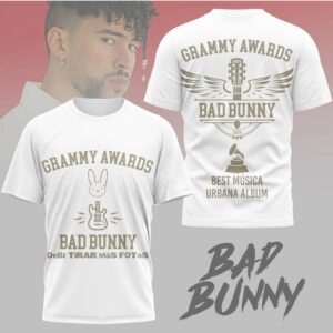 Bad Bunny Grammy Awards 2026 Winner Best Musica Urbana Album Graphic Fan Shirt