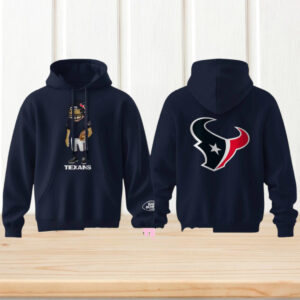 Bad Bunny x NFL Houston Texans Concho Coleccion Officially Licensed Navy Blue Team Hoodie Bad Bunny x NFL Houston Texans Concho Coleccion Officially Licensed Navy Blue Team Hoodie