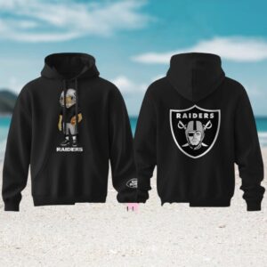 Bad Bunny x NFL Las Vegas Raiders Concho Coleccion Limited Edition Black Fan Hoodie