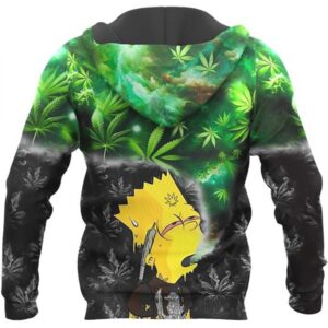 Bart Simpson Smoking Weed Hoodie Green Leaf 420 Trippy Marijuana tshirt Bart Simpson Smoking Weed Hoodie Green Leaf 420 Trippy Marijuana tshirt