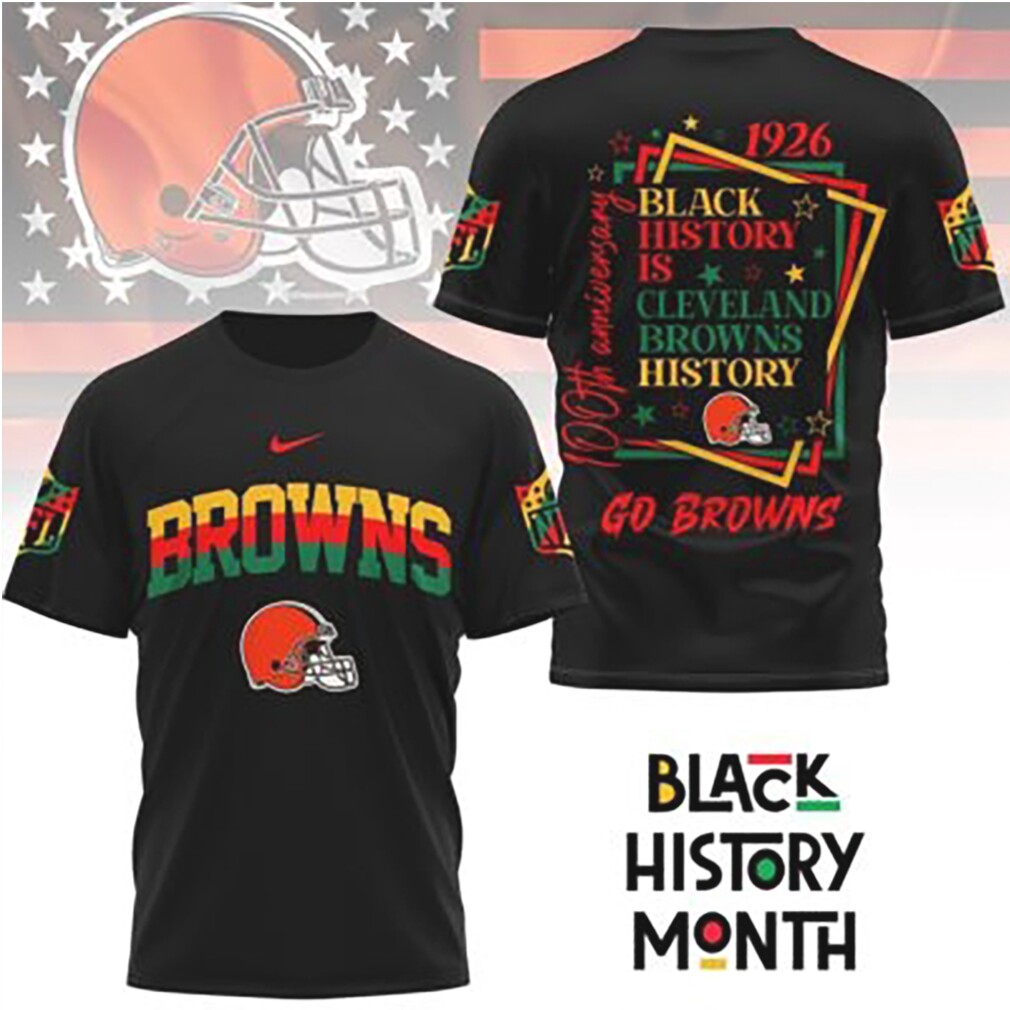 Black History Month Cleveland Browns 1926 Anniversary NFL Football Fan Black History Month Cleveland Browns 1926 Anniversary NFL Football Fan