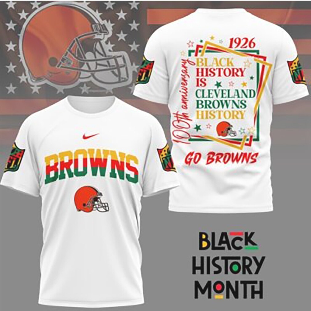 Black History Month Cleveland Browns 1926 Anniversary NFL Football Fan Black History Month Cleveland Browns 1926 Anniversary NFL Football Fan