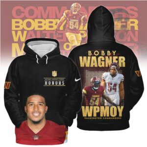 Bobby Wagner Washington Commanders WPMOY Man Of The Year NFL Honors Fan Jersey Bobby Wagner Washington Commanders WPMOY Man Of The Year NFL Honors Fan Jersey